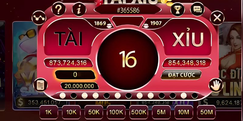 Đa dạng loại kèo tài xỉu Shbet phổ biến